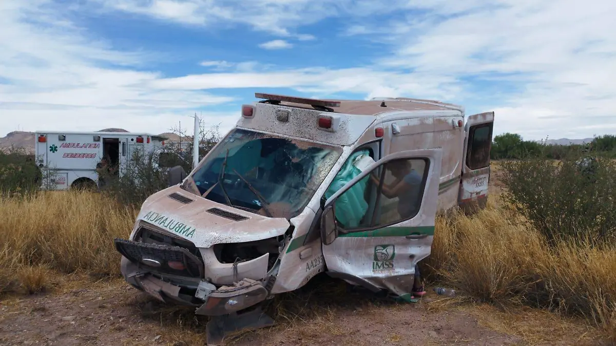 ambulancia accidentada